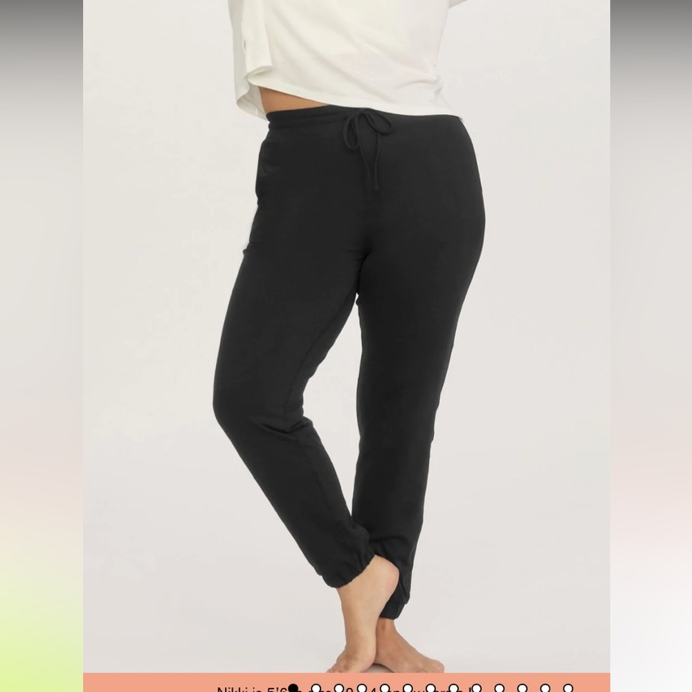 Girlfriend Collective Reset Black Joggers Sweatpants